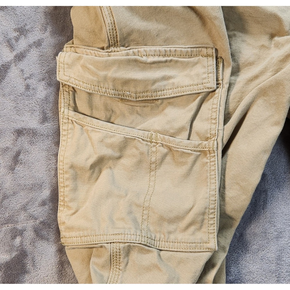 Carhartt Pants Mens 42x32 Beige Relaxed Straight Rigby Dungaree 103574 253 - Picture 4 of 10